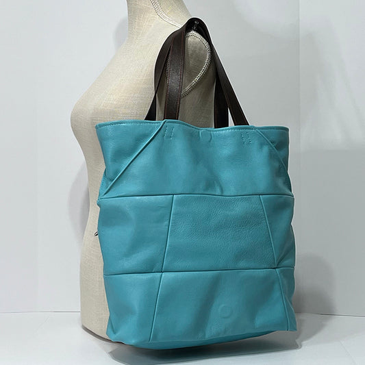 blue convertible tote