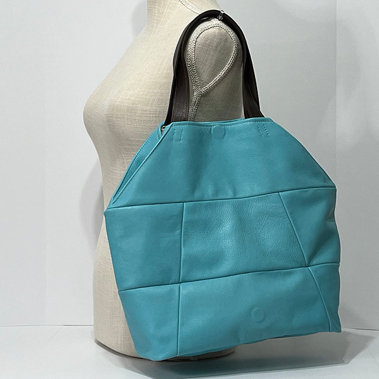 blue convertible tote