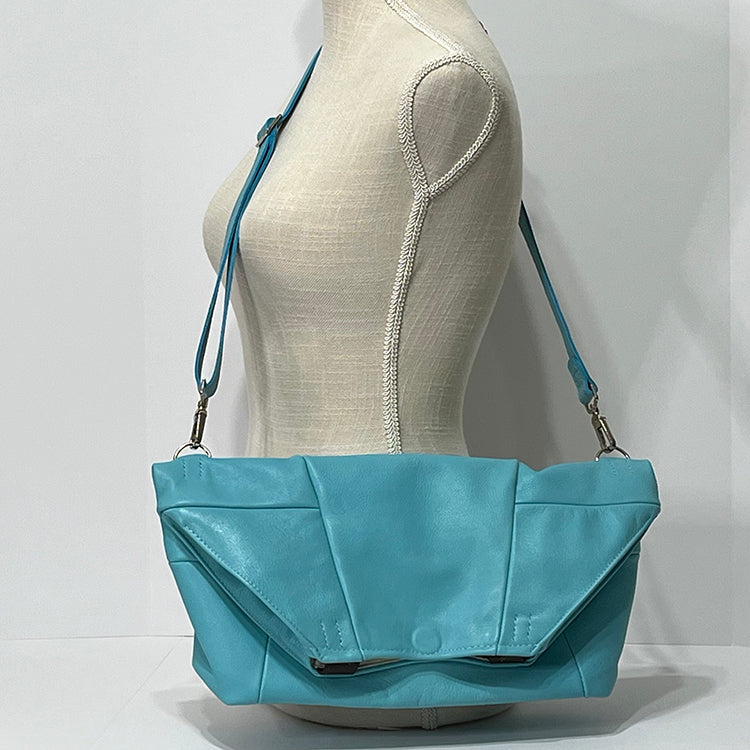blue convertible tote