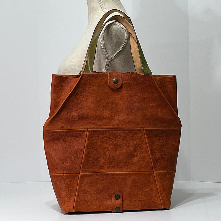 orange convertible tote