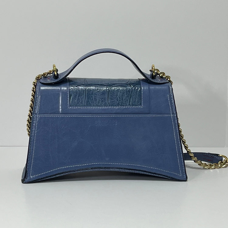 periwinkle curve couture handbag