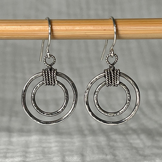 circle in circle earrings