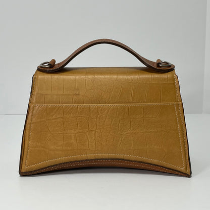 tan curve couture handbag
