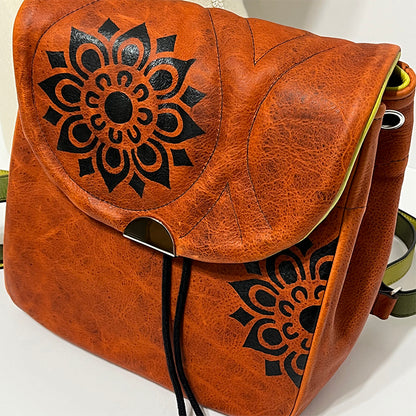 orange couture backpack