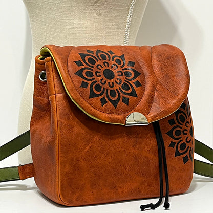 orange couture backpack