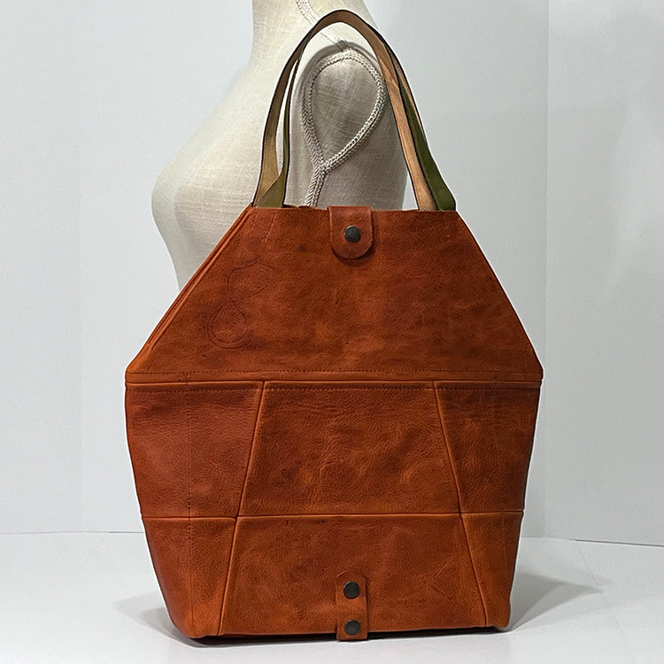 orange convertible tote