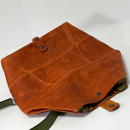 orange convertible tote