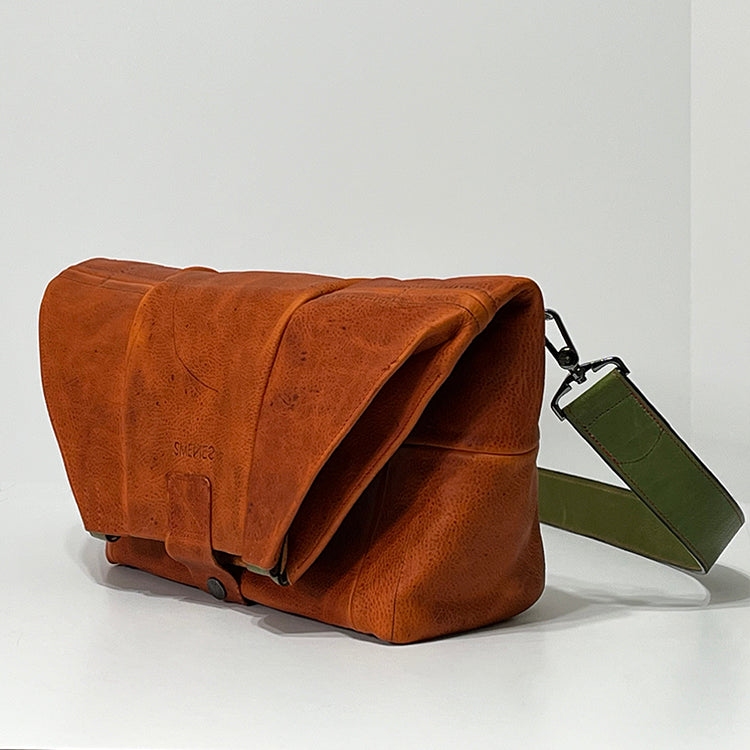 orange convertible tote