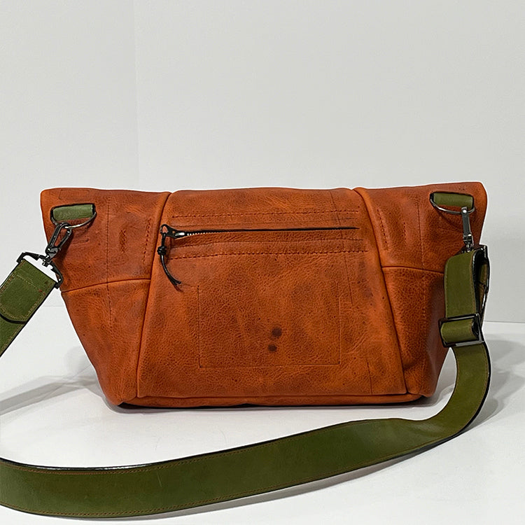 orange convertible tote